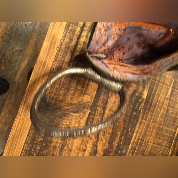 HOBO Metallic Gold and Rich Brown Wristlet - Picture 5 of 10